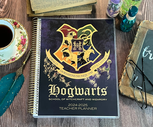 Harry Potter Hogwarts Spiral Dated Teacher Planner