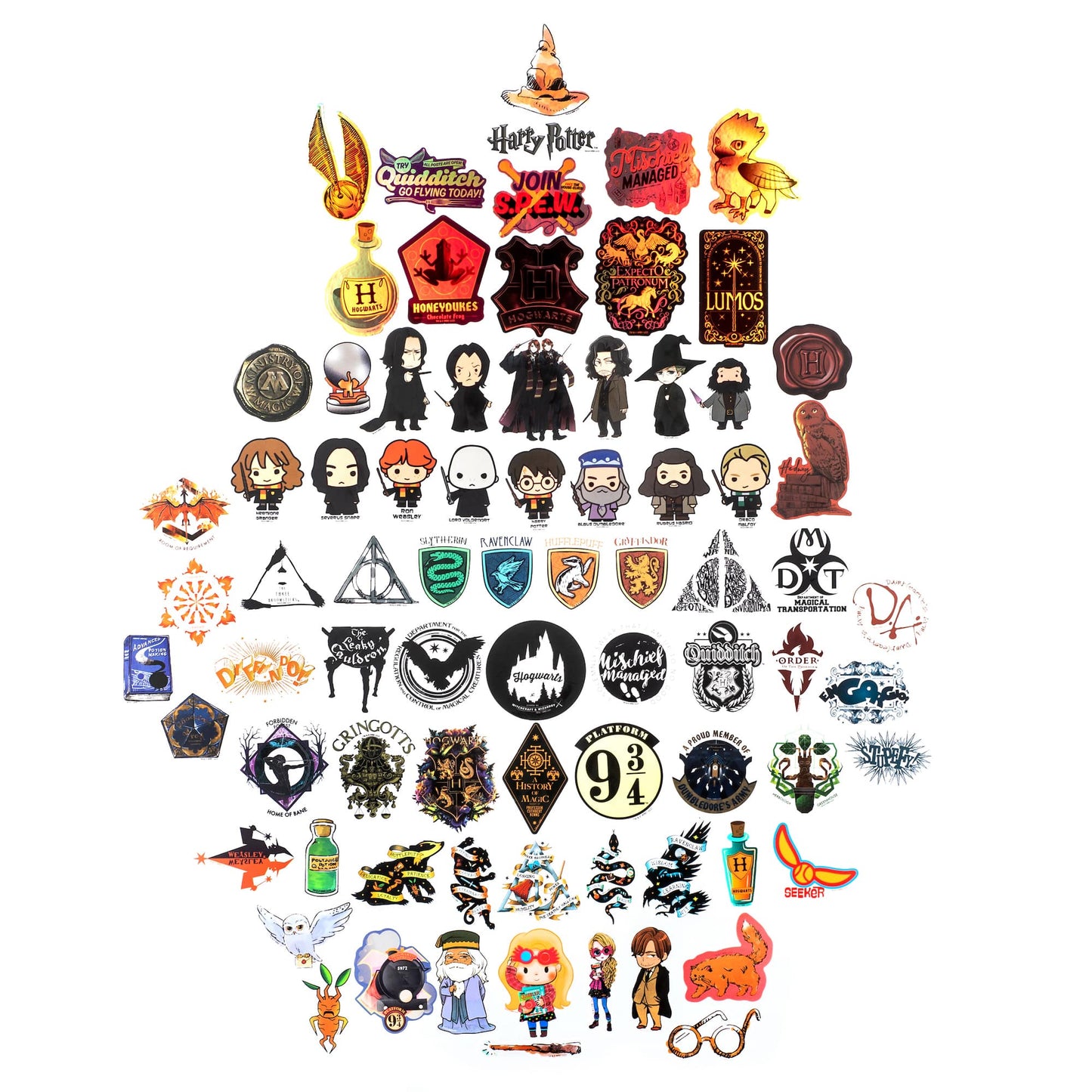 Harry Potter Variety Decals (150-Pack)