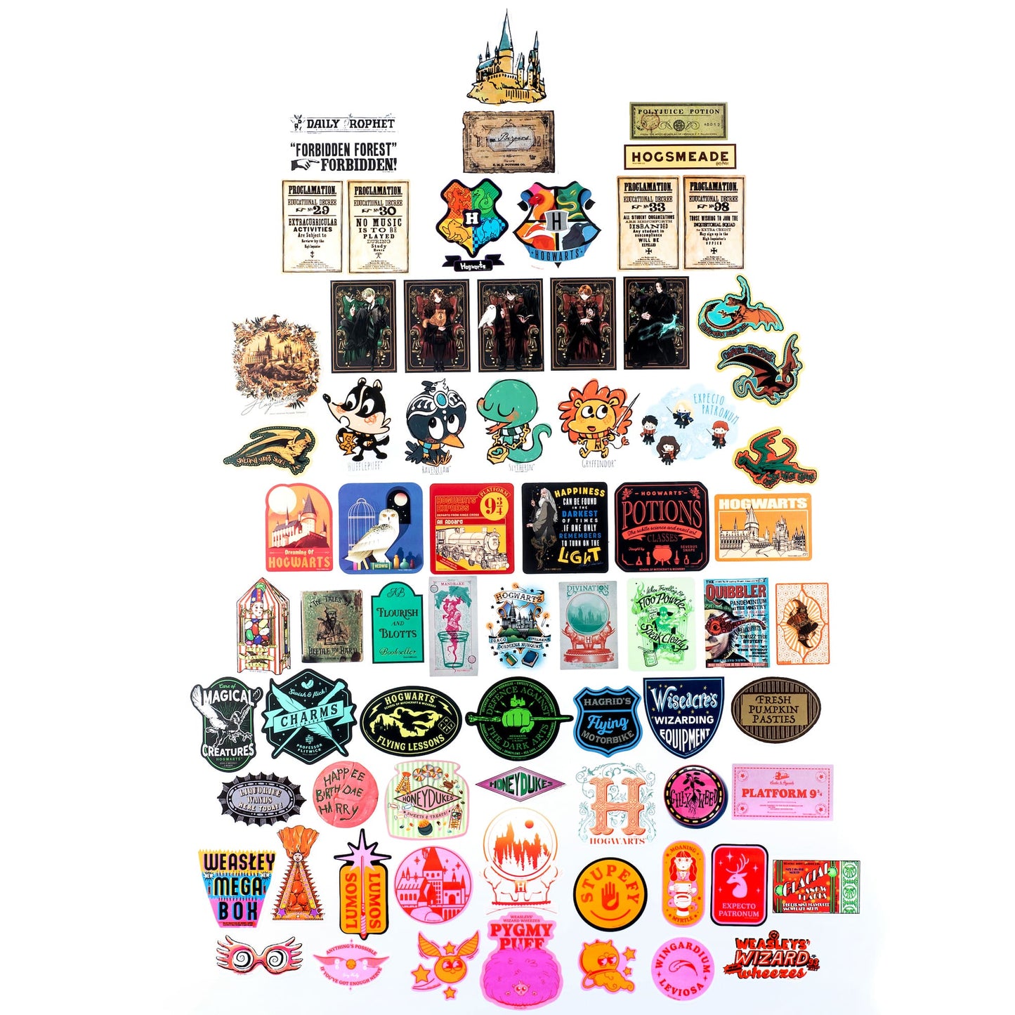 Harry Potter Variety Decals (150-Pack)