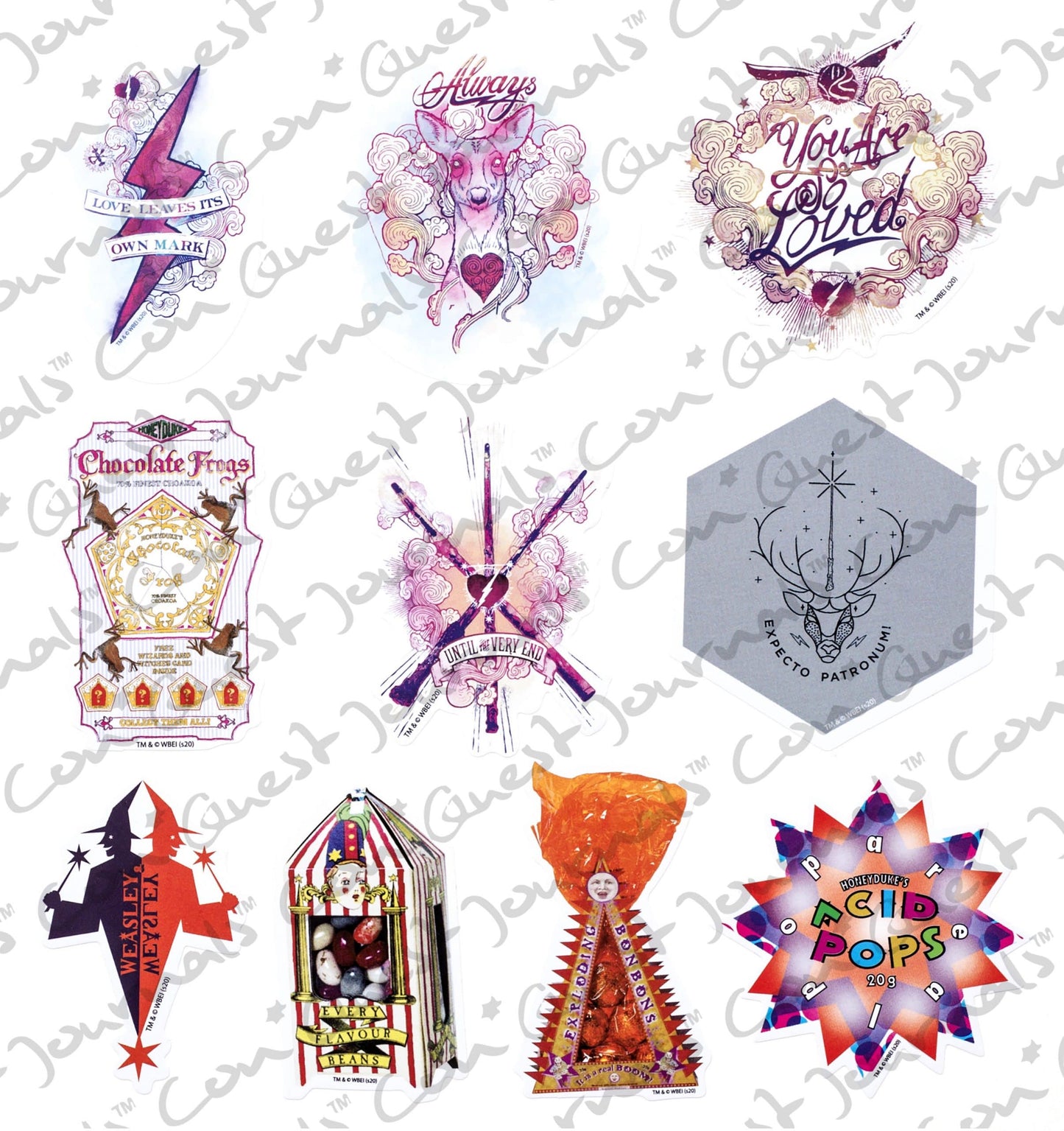 Harry Potter Wizarding World Decals (50-Pack)