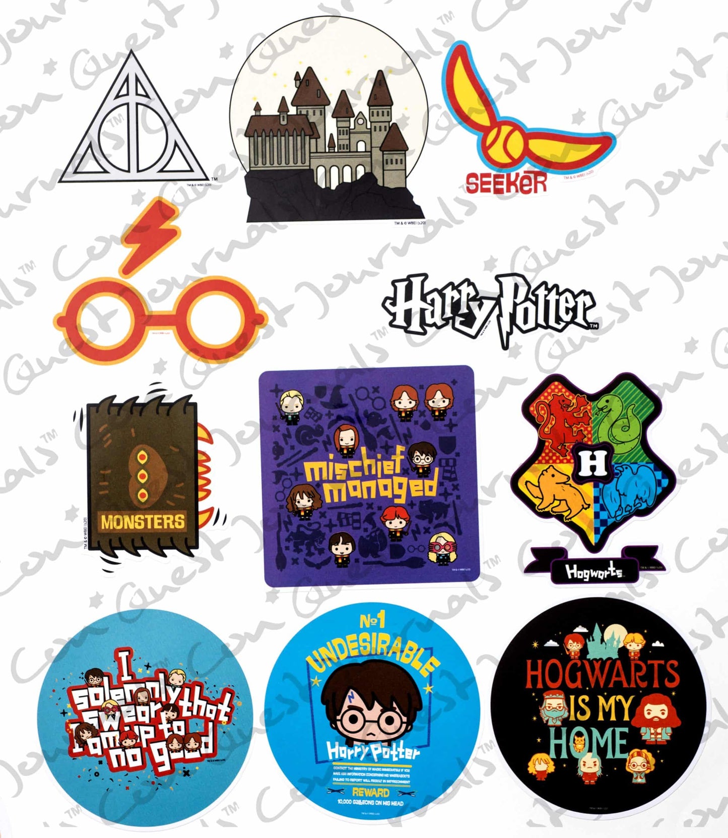 Harry Potter Chibi Decals (50-Pack)