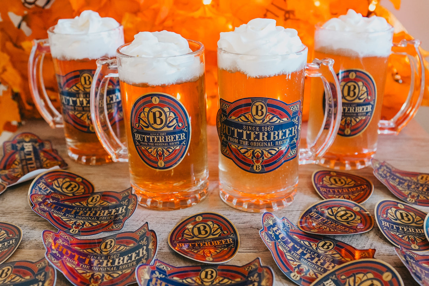 Harry Potter Butterbeer Label Decals (40-Pack)