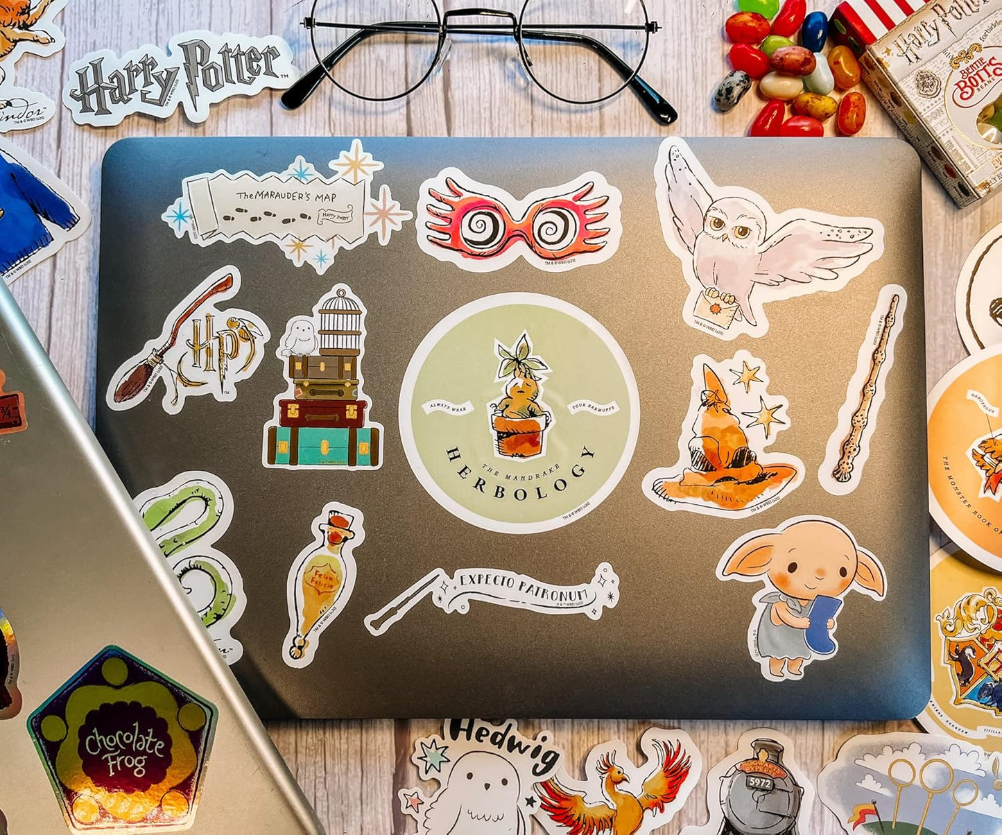 Harry Potter Watercolor Decals (50-Pack)