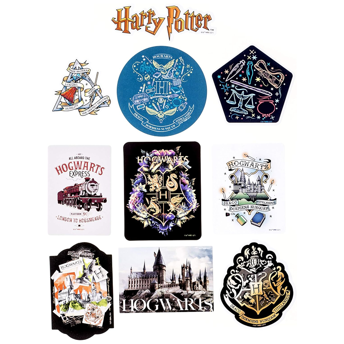 Harry Potter Hufflepuff Decals (60-Pack)