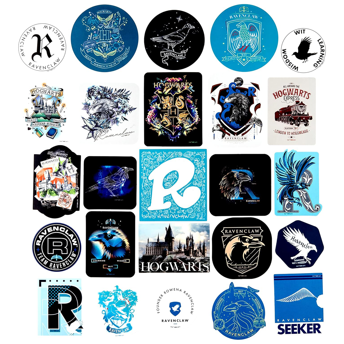 Harry Potter Ravenclaw Decals (60-Pack)