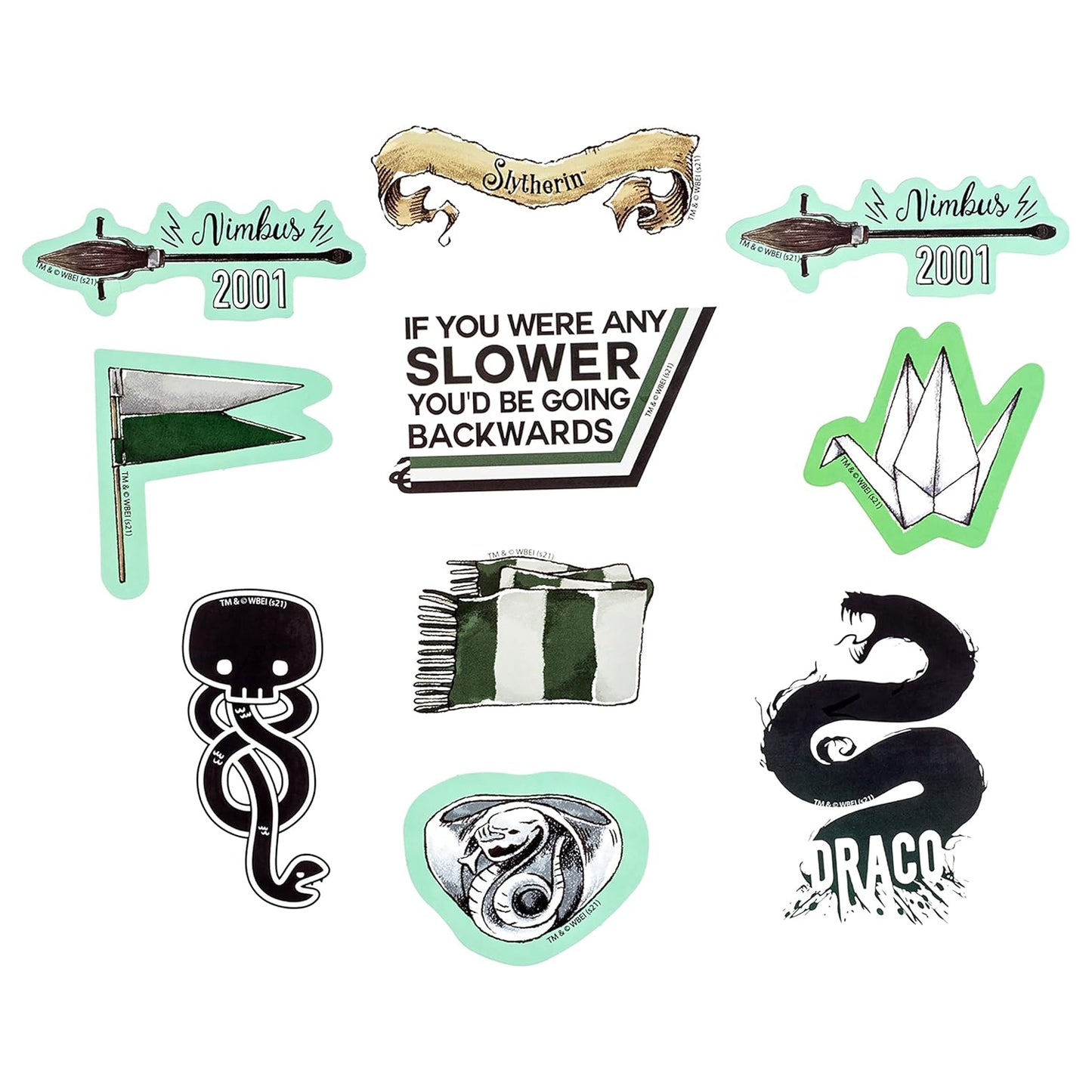 Harry Potter Draco Malfoy Decals (50-Pack)