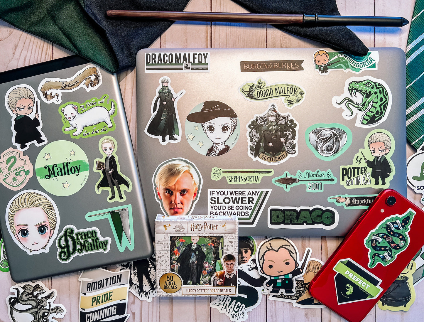 Harry Potter Draco Malfoy Decals (50-Pack)