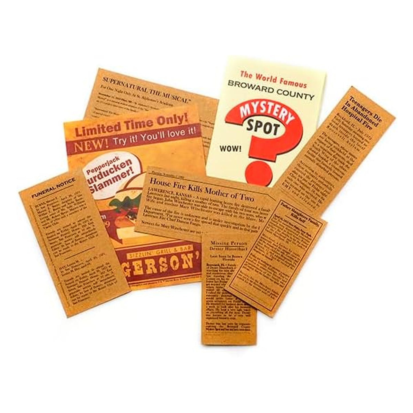 Supernatural John Winchester Replica Journal Deluxe Bundle