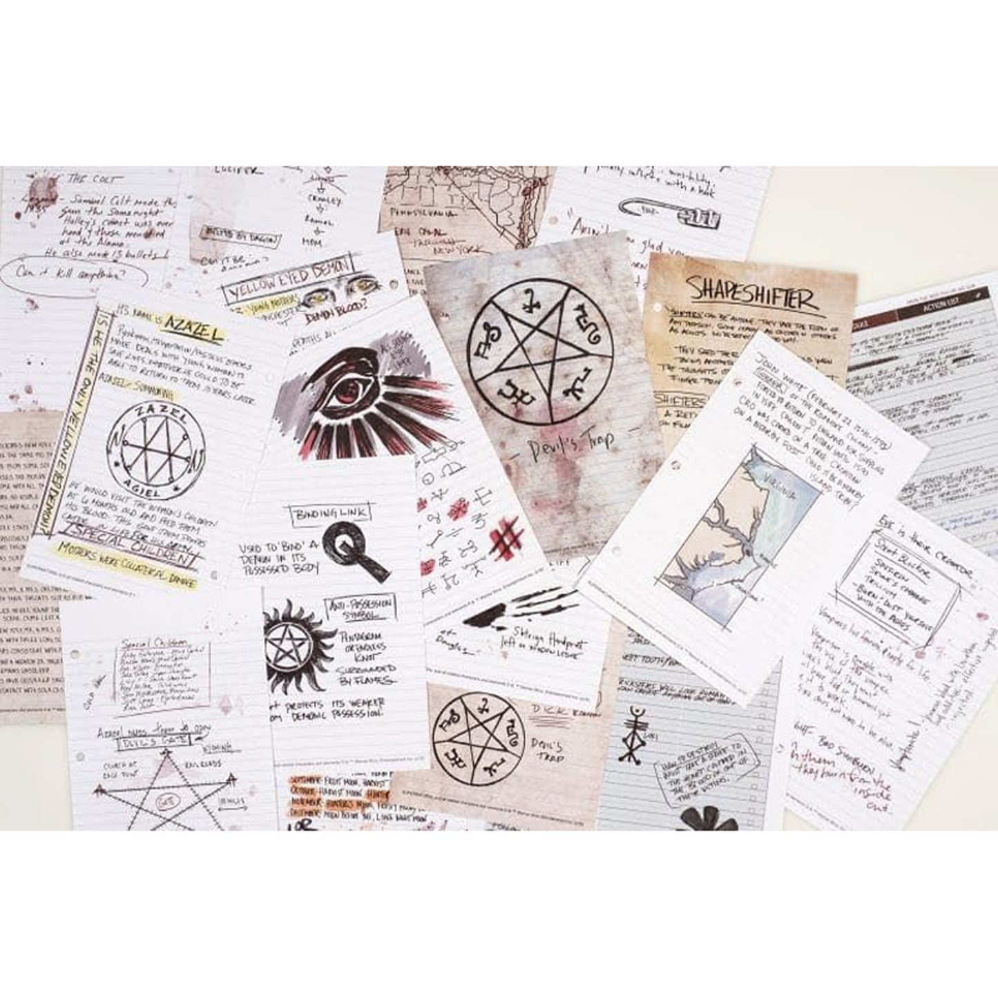 Supernatural John Winchester Replica Journal Deluxe Bundle