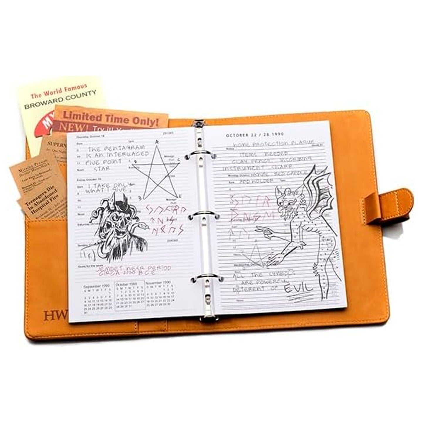 Supernatural John Winchester Replica Journal Deluxe Bundle