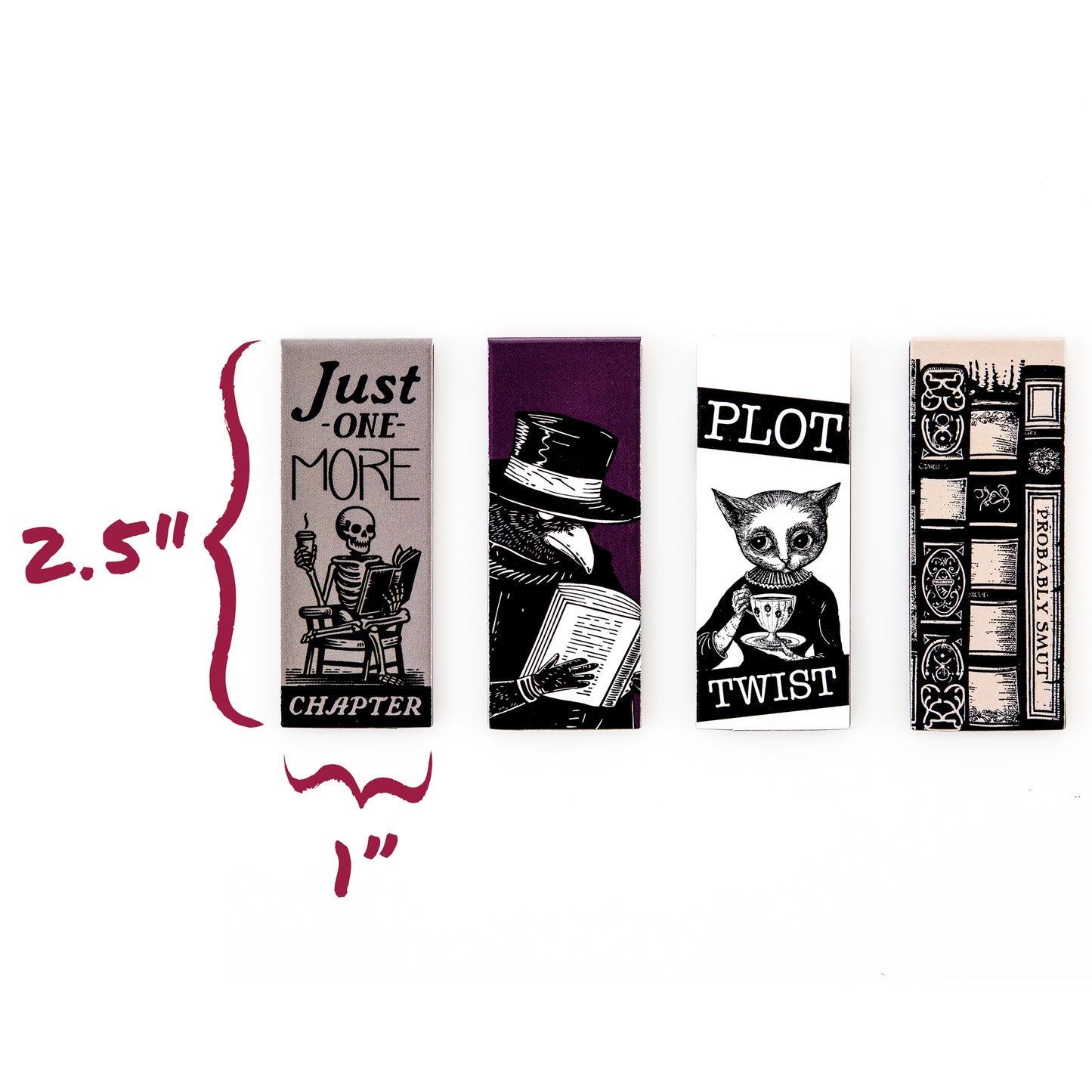 Waiting for the Night Magnetic Bookmarks (4-Pack)