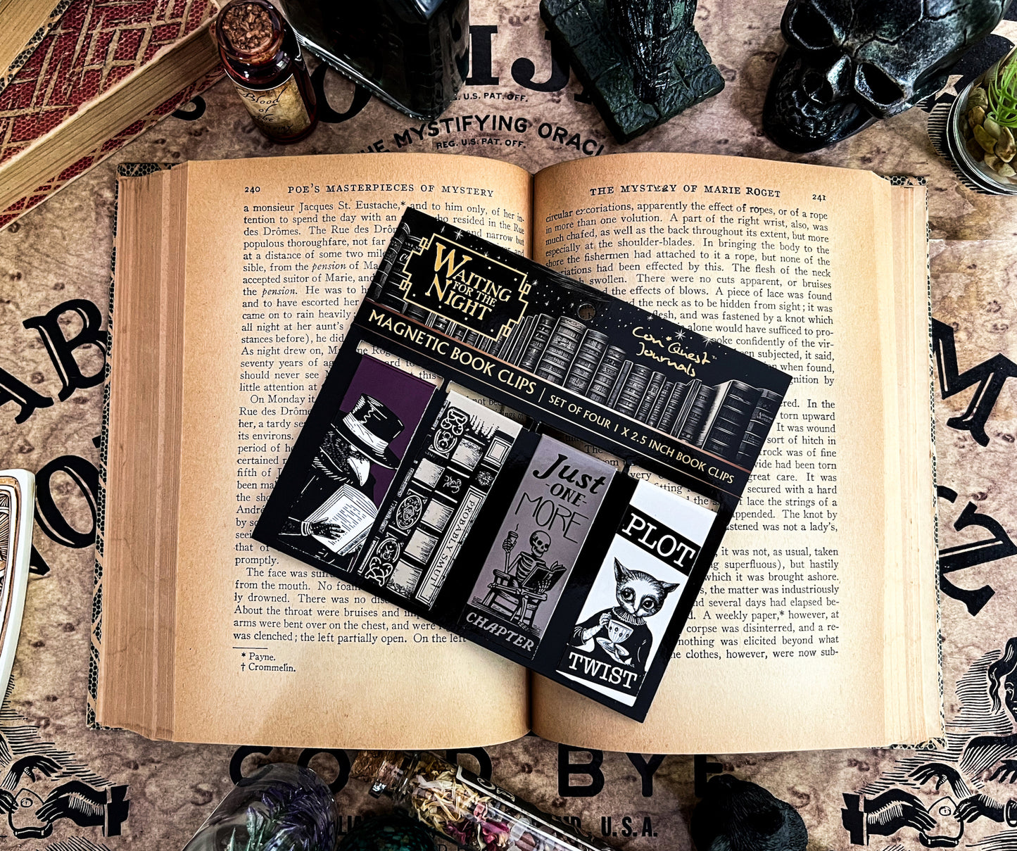 Waiting for the Night Magnetic Bookmarks (4-Pack)