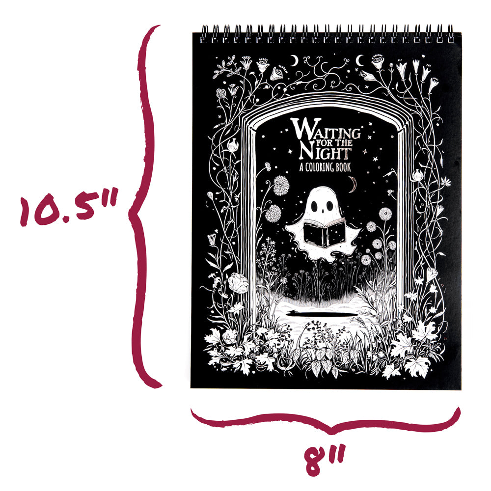 Waiting for the Night Reading Journal, Coloring Book & Washi Tape Bundle