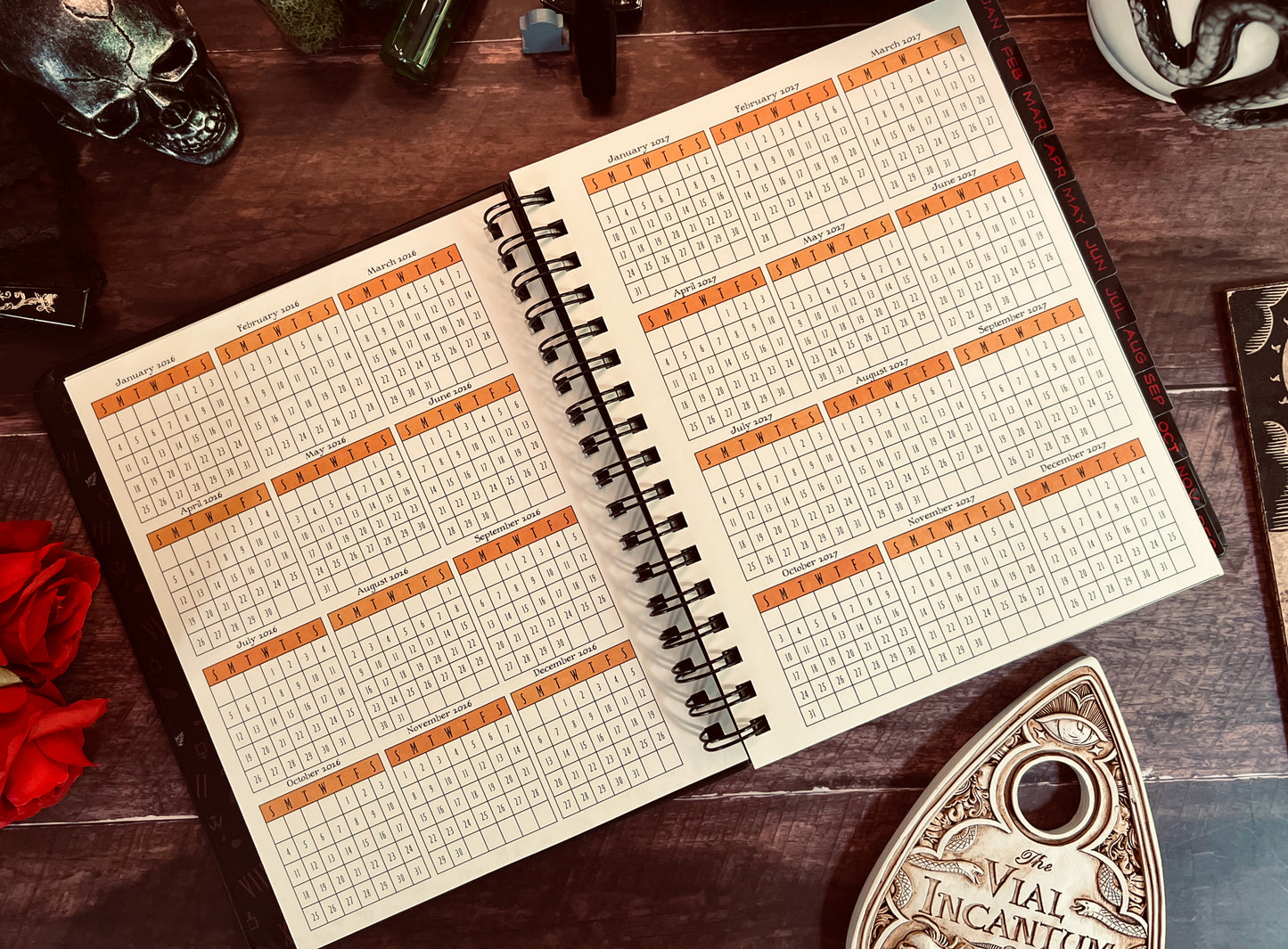 Waiting for the Night 2026 Weekly Planner