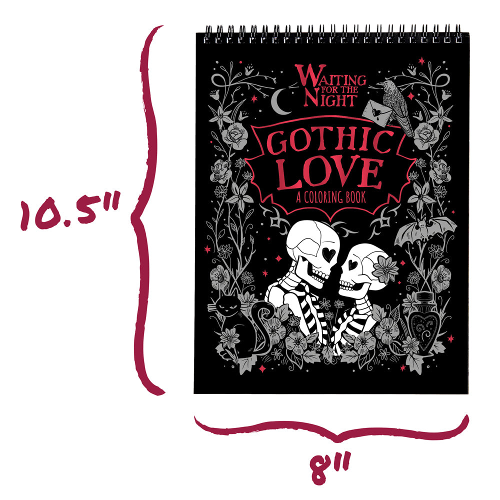 Waiting for the Night Gothic Love Coloring Book