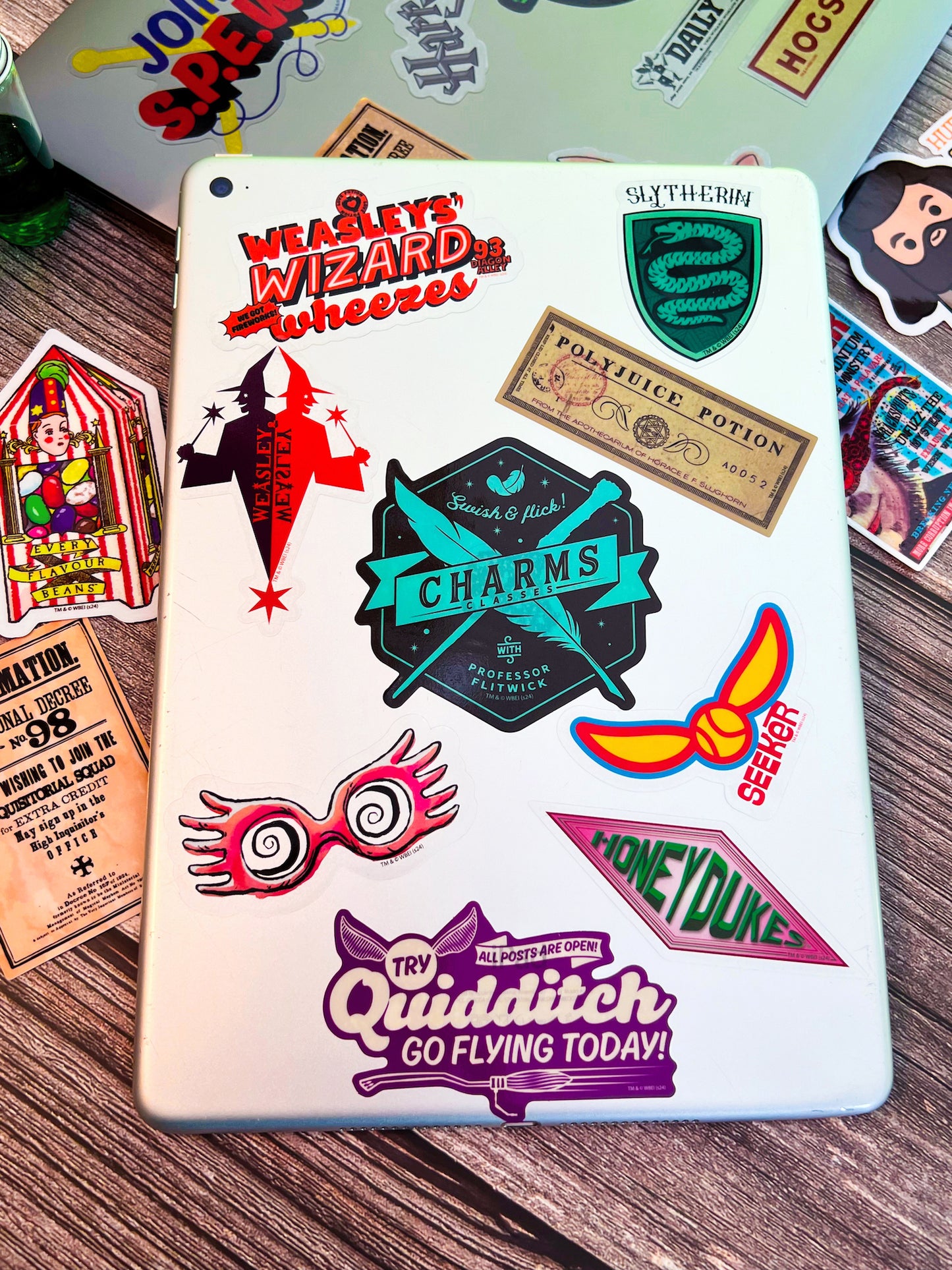 Harry Potter Clear Variety Decals (50-Pack)