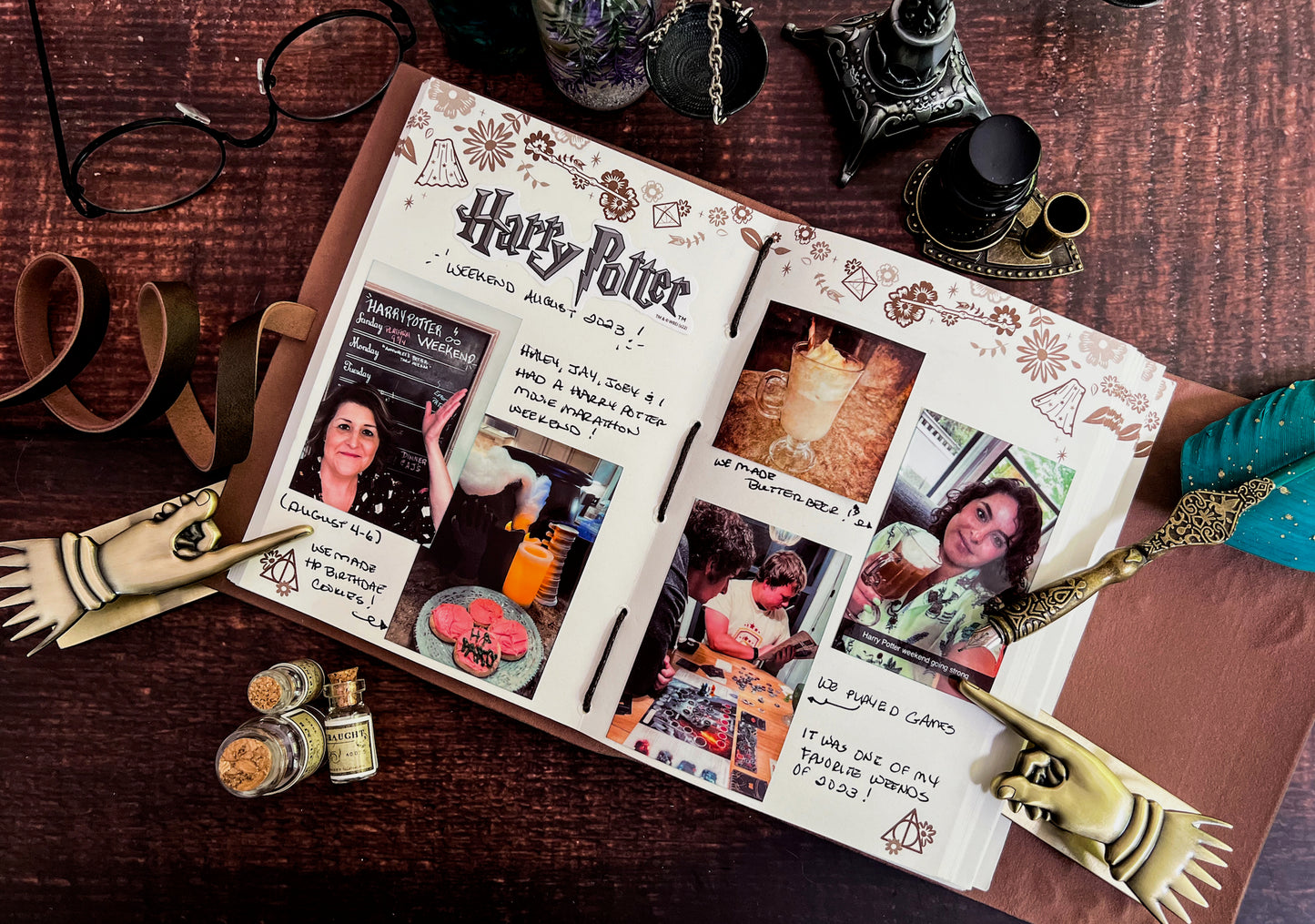 Harry Potter Flourish and Blotts Vintage Page Holder