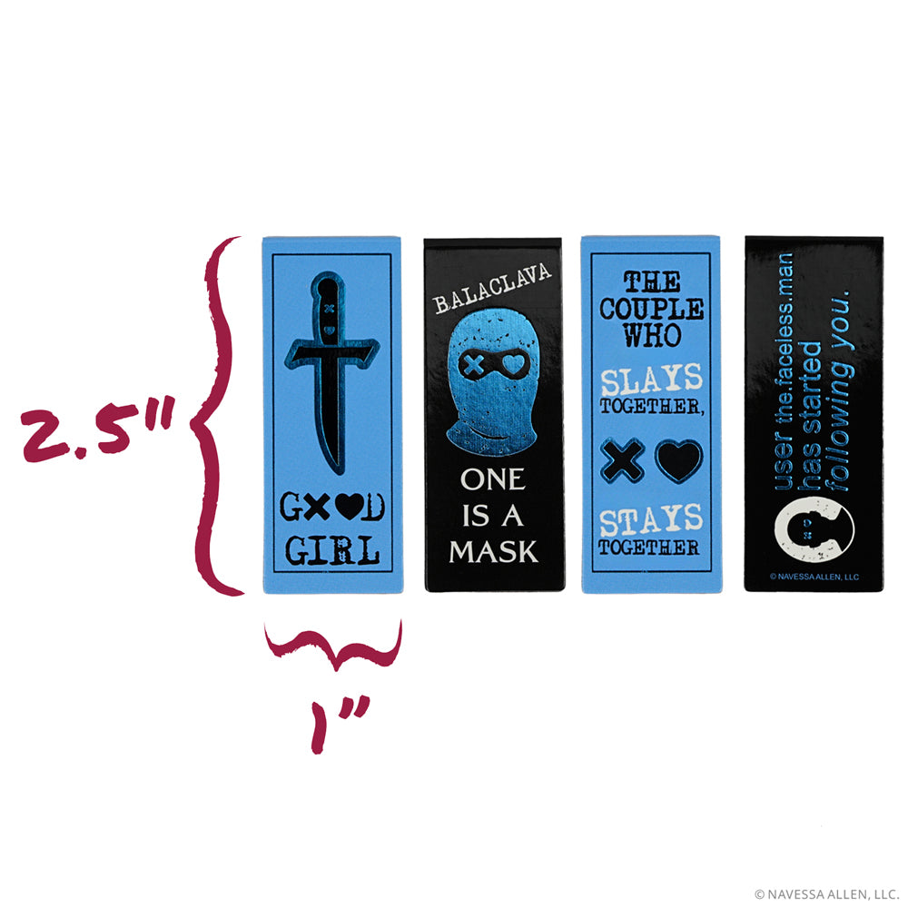 Lights Out Reading & Journaling Bundle (Journal, Annotation Book Flags & Magnetic Bookmarks)