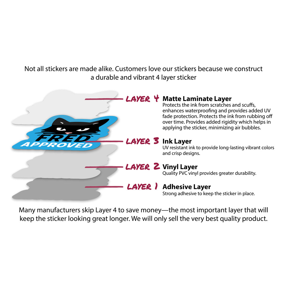 (10-Pack) Lights Out Decals