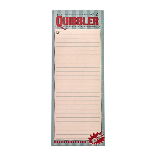 Harry Potter The Quibbler List Notepad (3.5'' x 9'')