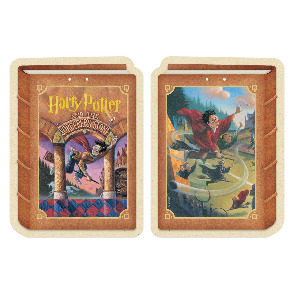Harry Potter Literary Art Hanging Cardstock Banners (28-Pieces, 4 Strings of 7 Cards)