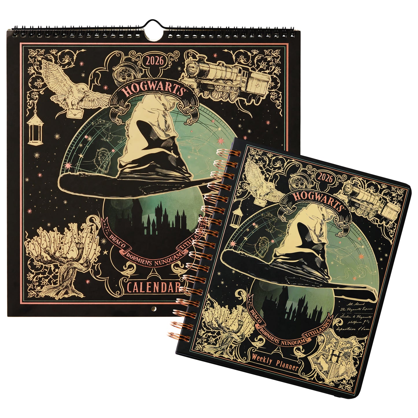 Harry Potter Enchanted Days 2026 Spiral Wall Calendar