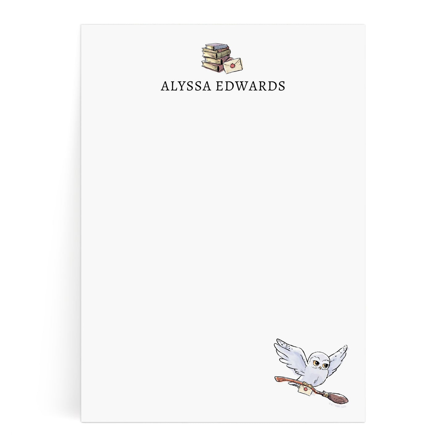 Harry Potter Hedwig's Magical Delivery Personalized Notepads