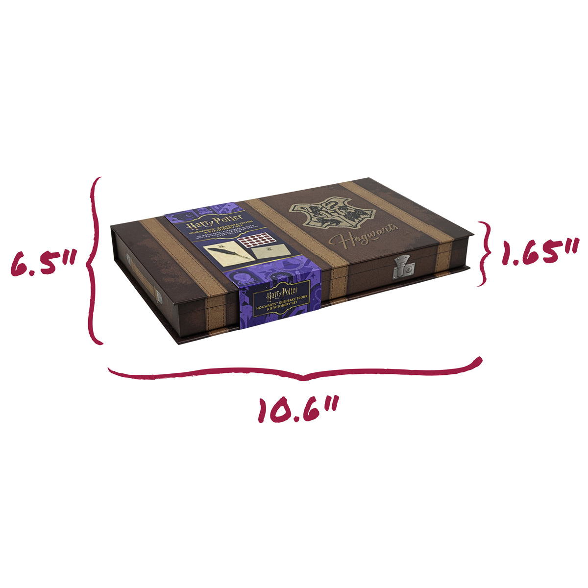 Harry Potter Hogwarts Boxed Stationery Set with Wax Seals & Feather Pen (20-Pack)