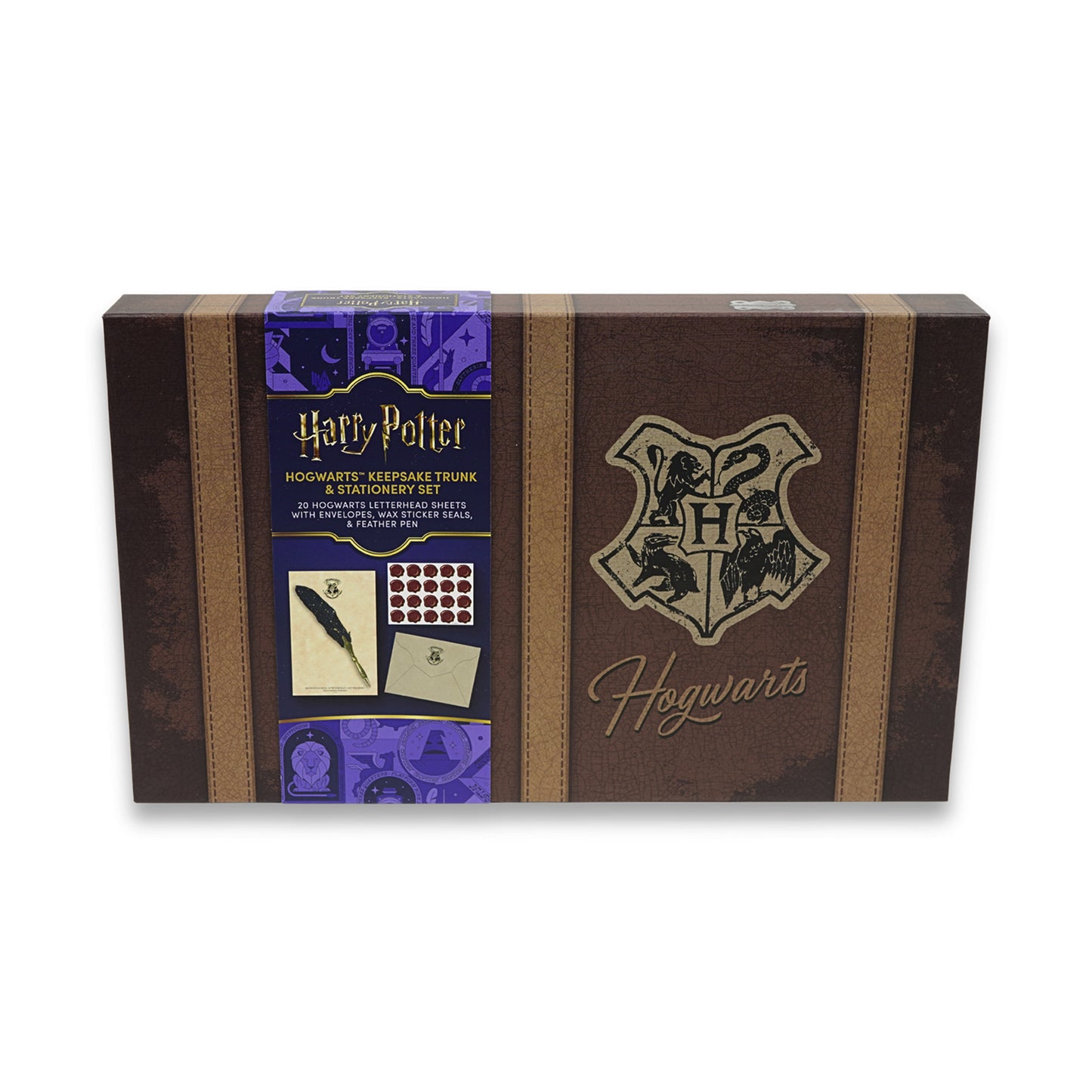 Harry Potter Hogwarts Boxed Stationery Set with Wax Seals & Feather Pen (20-Pack)