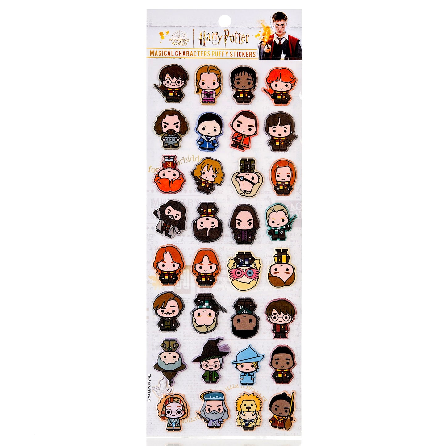 Harry Potter Chibi Puffy Sticker Sheets (4-Pack)