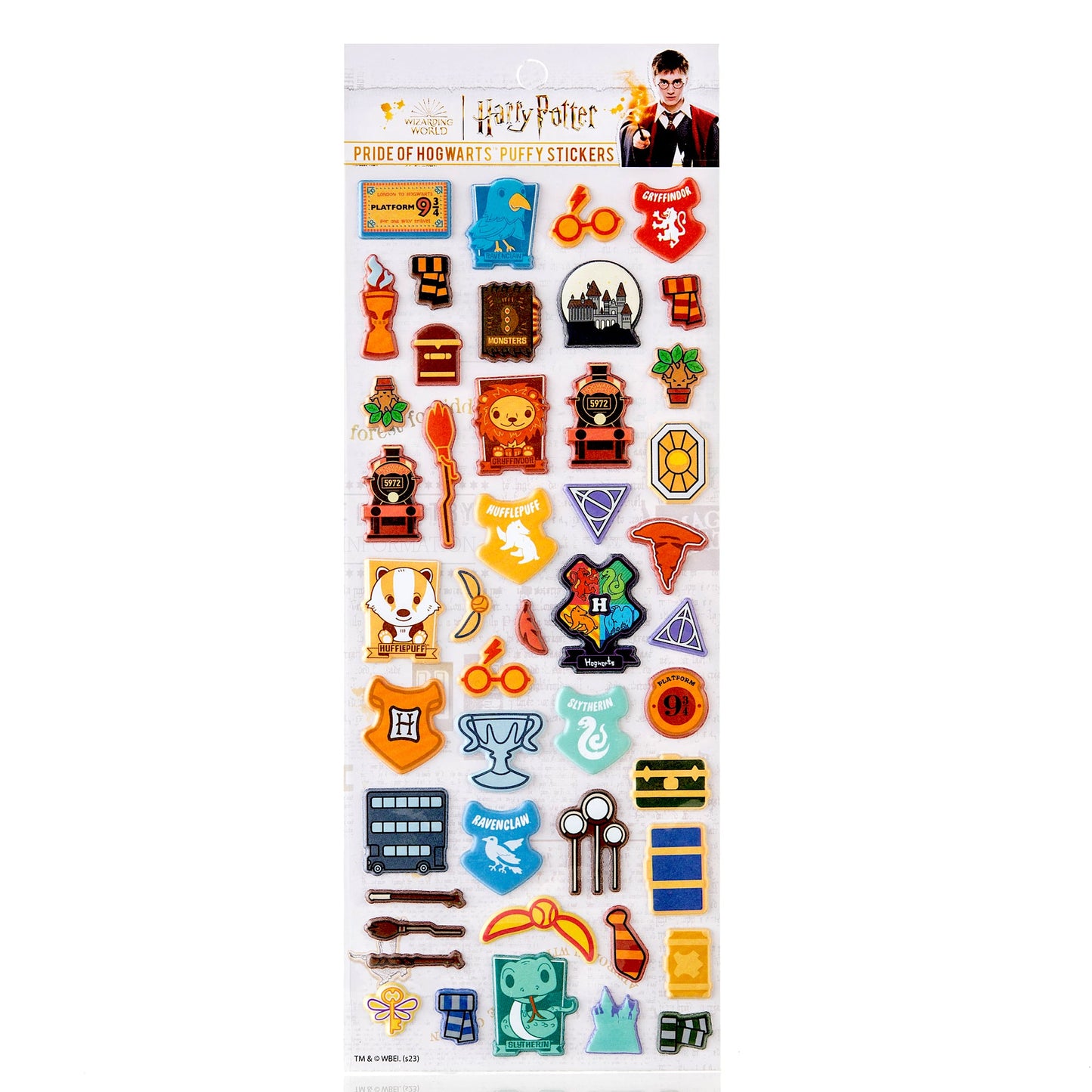 Harry Potter Chibi Puffy Sticker Sheets (4-Pack)