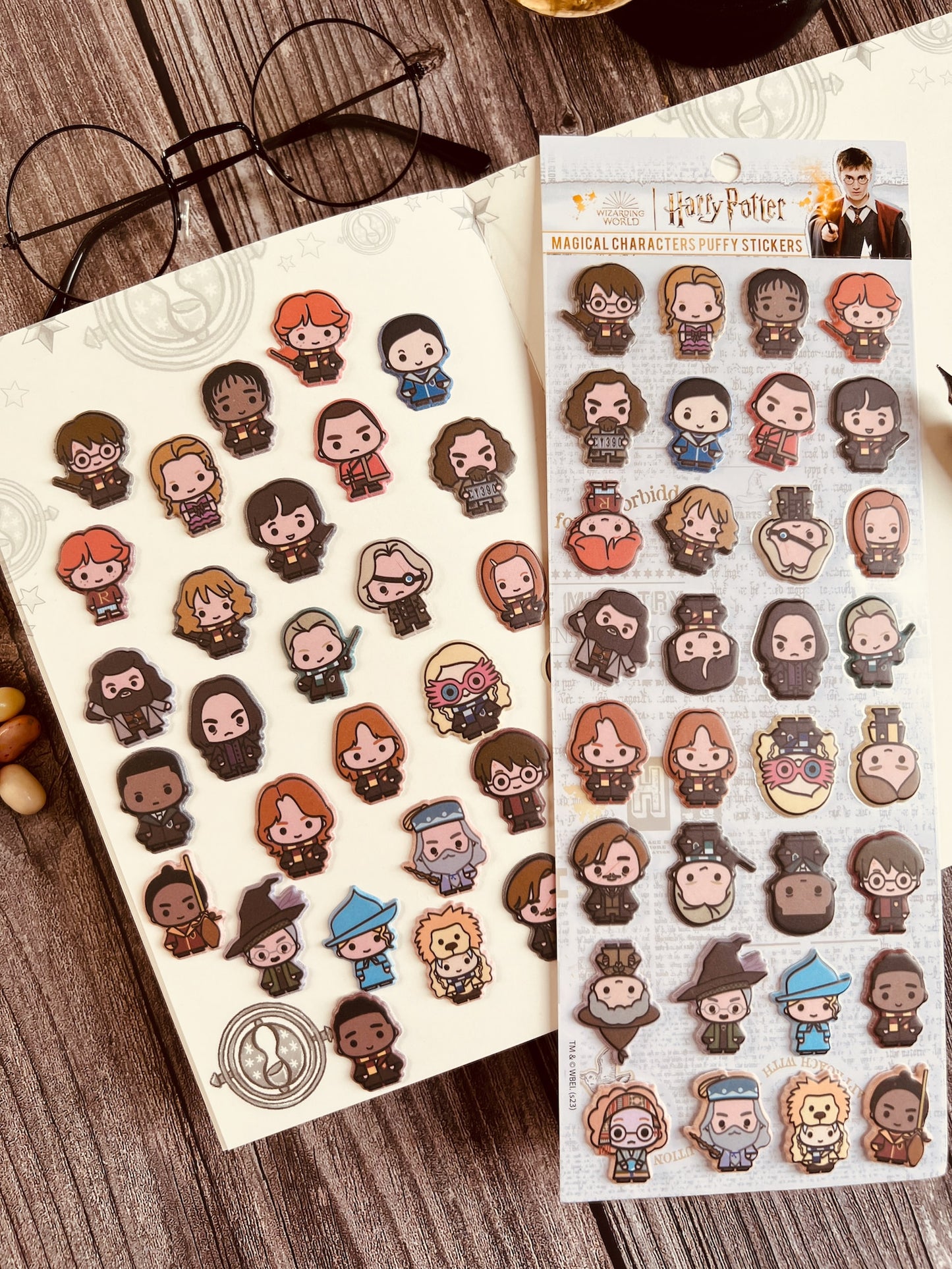 Harry Potter Chibi Puffy Sticker Sheets (4-Pack)