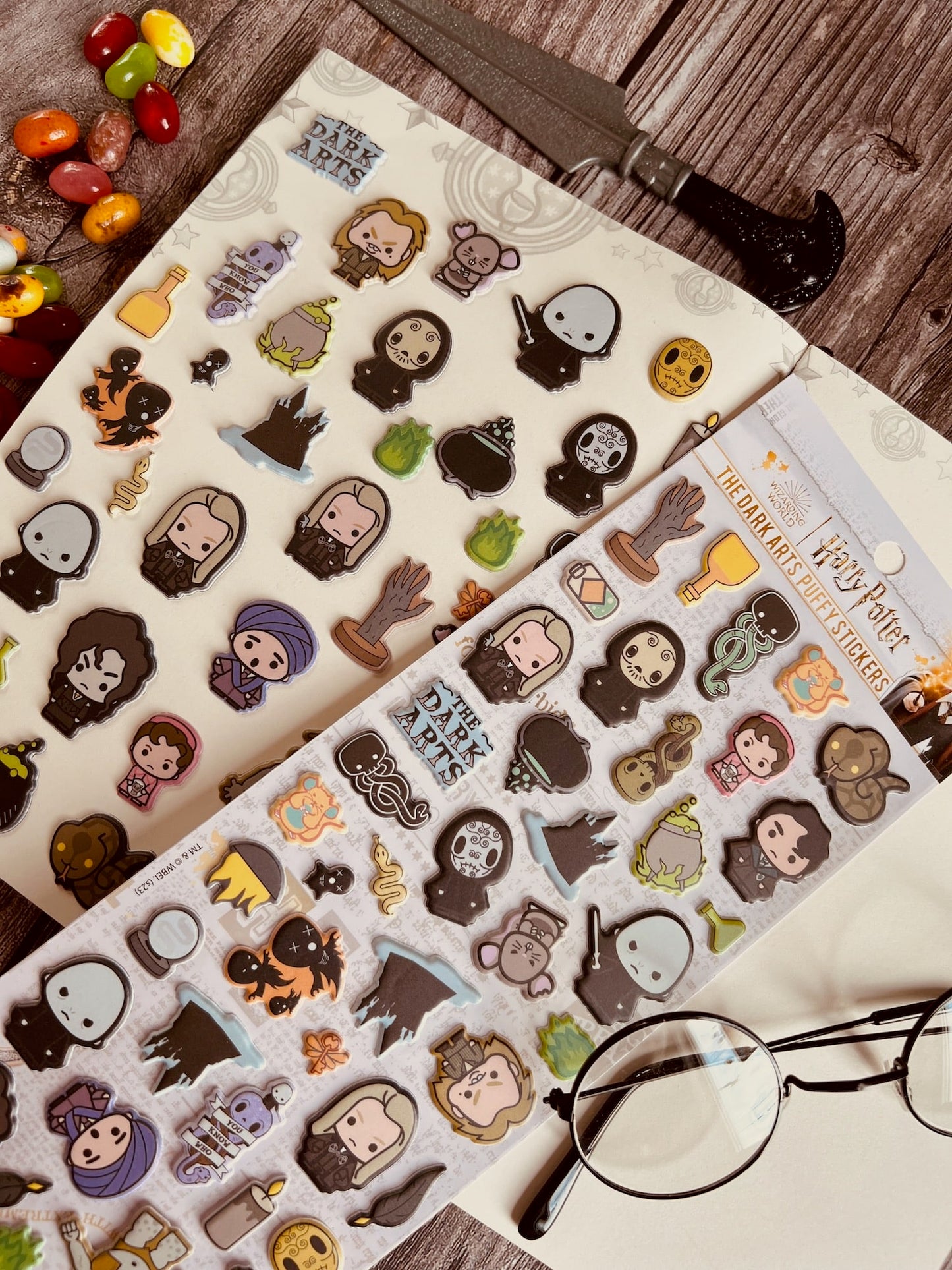 Harry Potter Chibi Puffy Sticker Sheets (4-Pack)