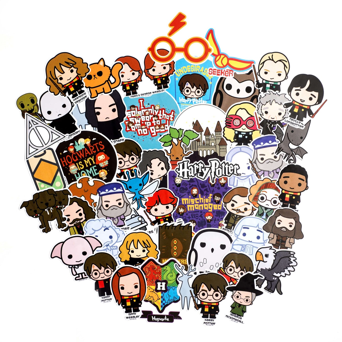 Harry Potter Chibi Decals (50-Pack)
