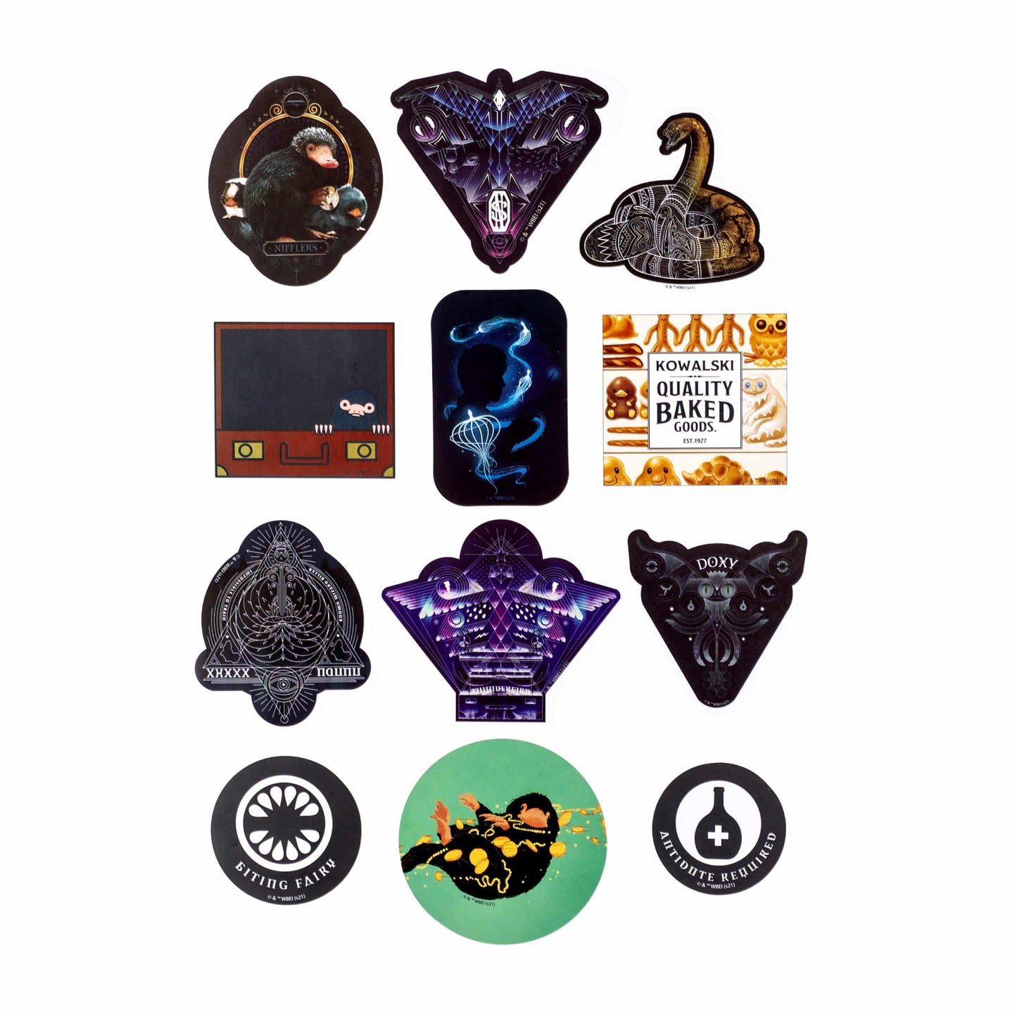 Fantastic Beasts Magical Creatures Decals (50-Pack)