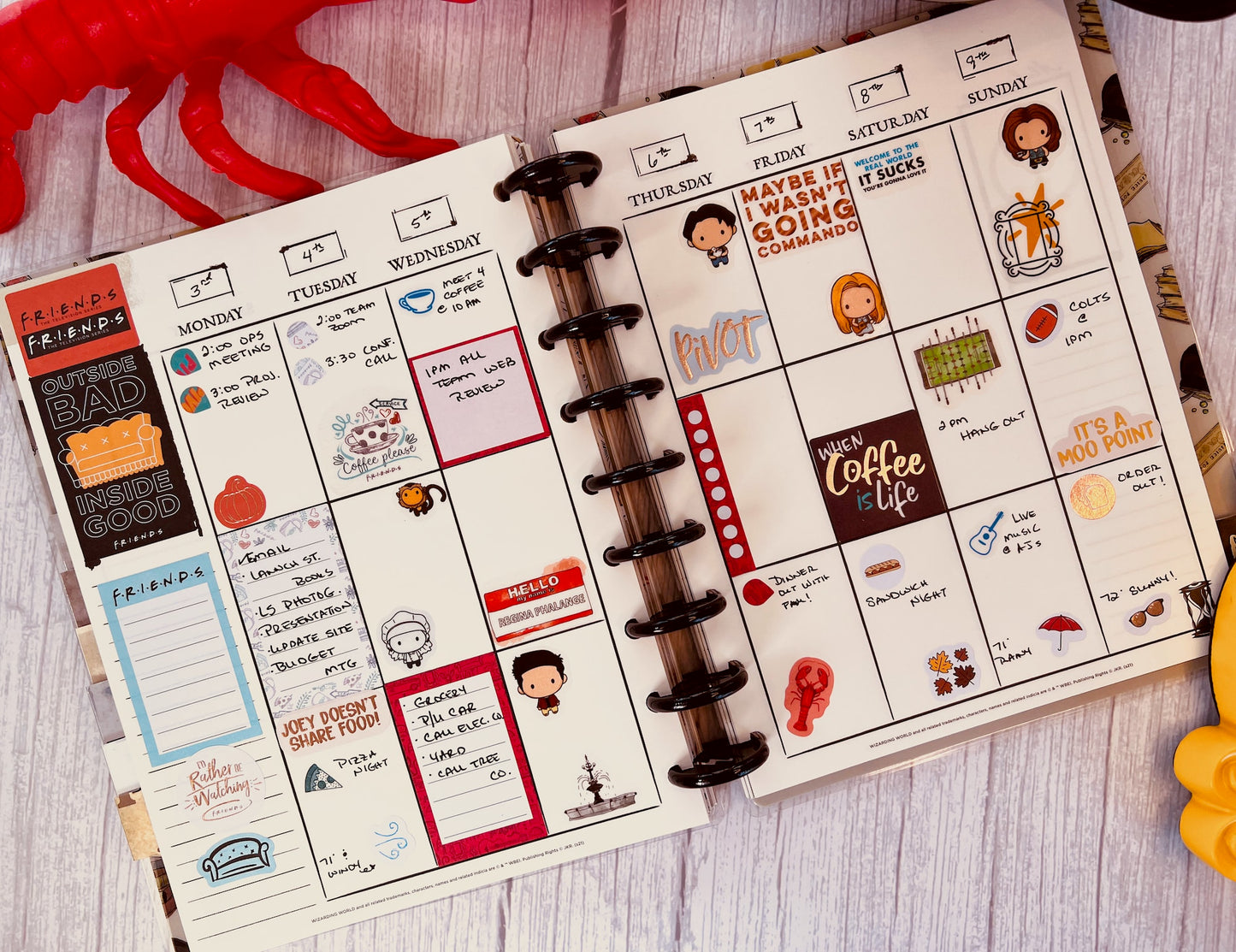 Friends Planner Sticker Book