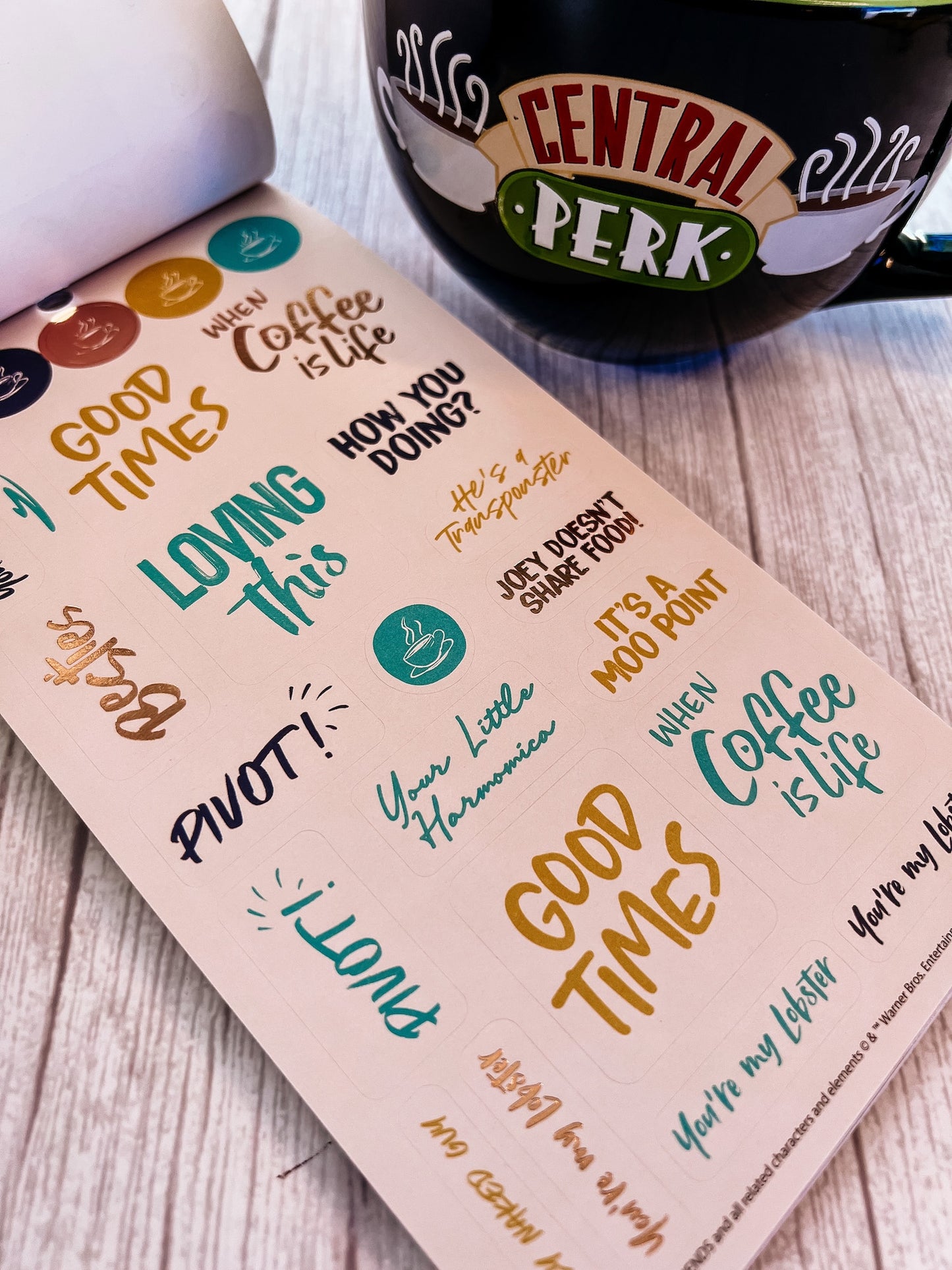 Friends Planner Sticker Book