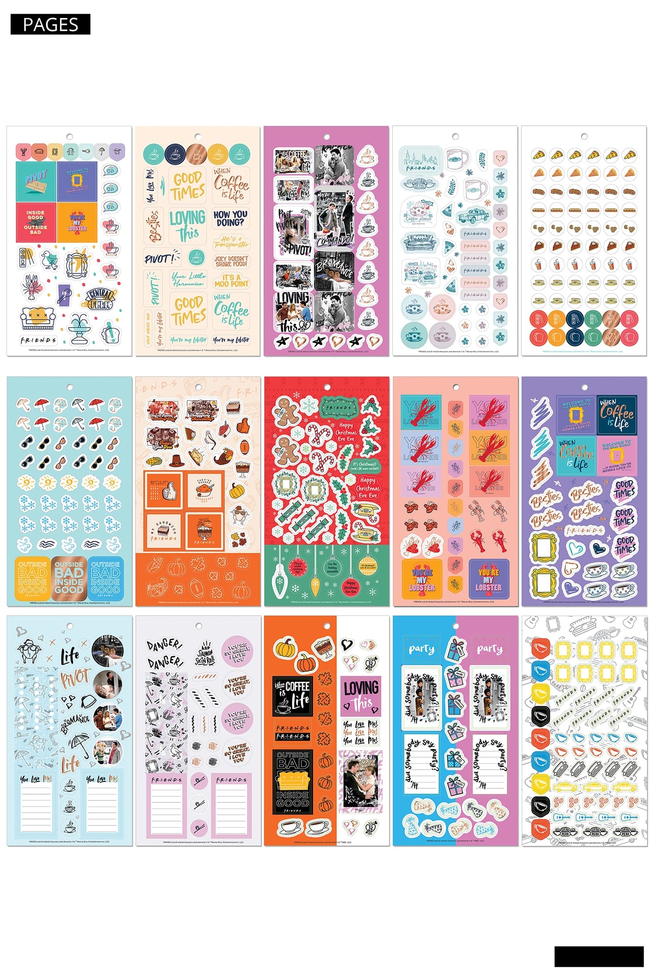 Friends Planner Sticker Book