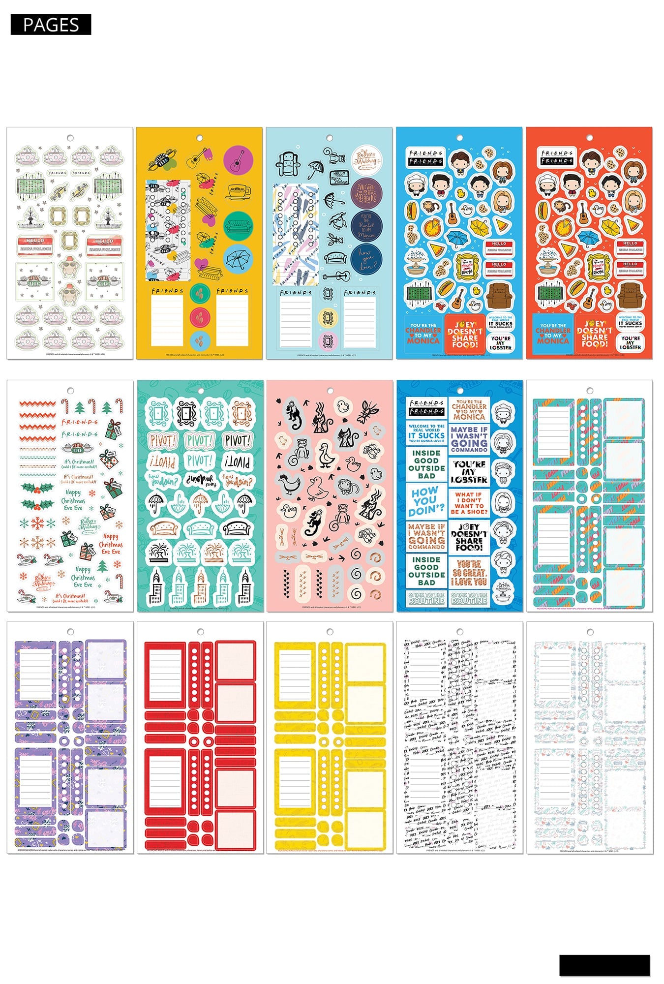 Friends Planner Sticker Book