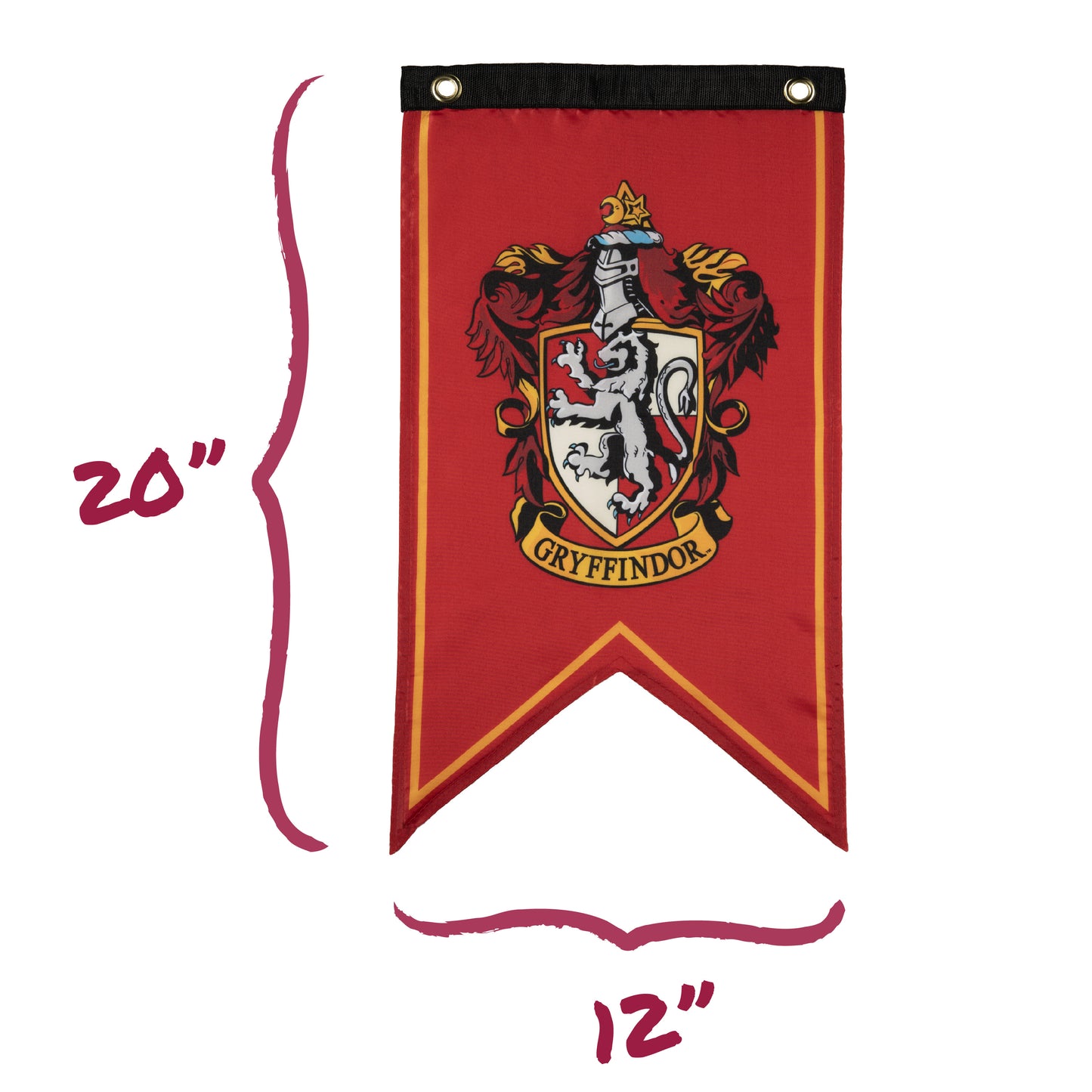 Harry Potter Wizarding House Banner Flag Set (12'' x 20'')