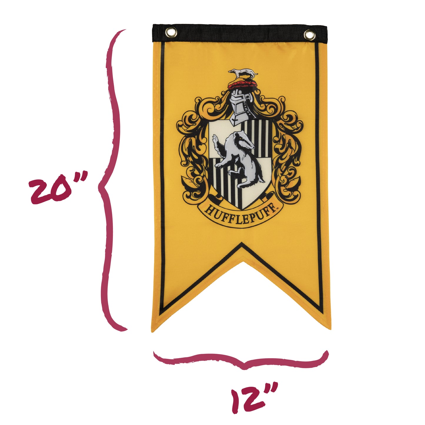 Harry Potter Wizarding House Banner Flag Set (12'' x 20'')