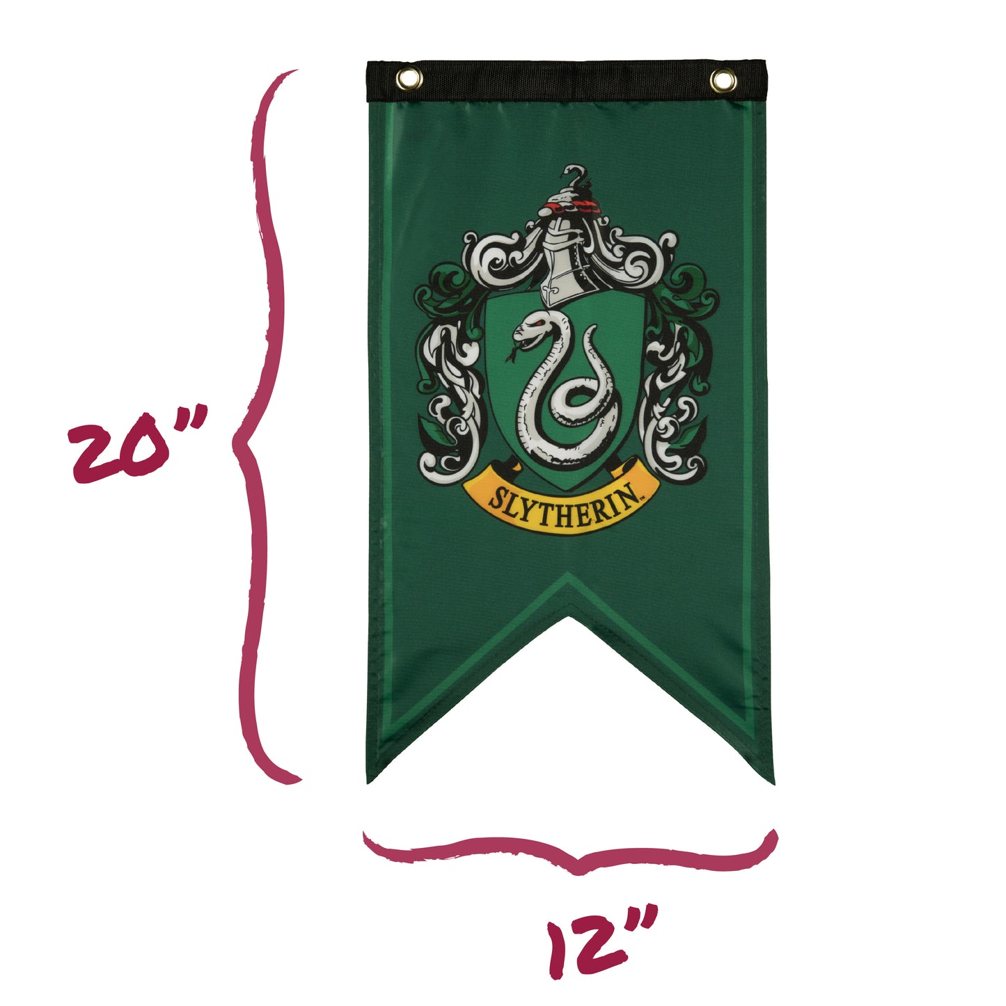 Harry Potter Wizarding House Banner Flag Set (12'' x 20'')