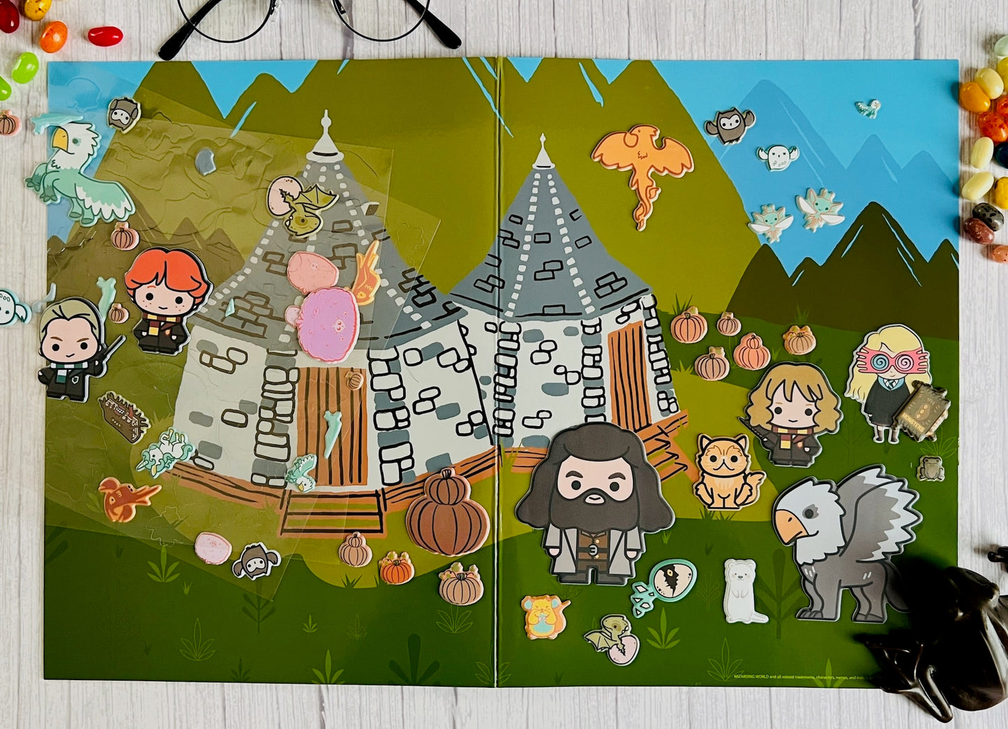 Harry Potter Hagrid's Hut Puffy Sticker Activity Set