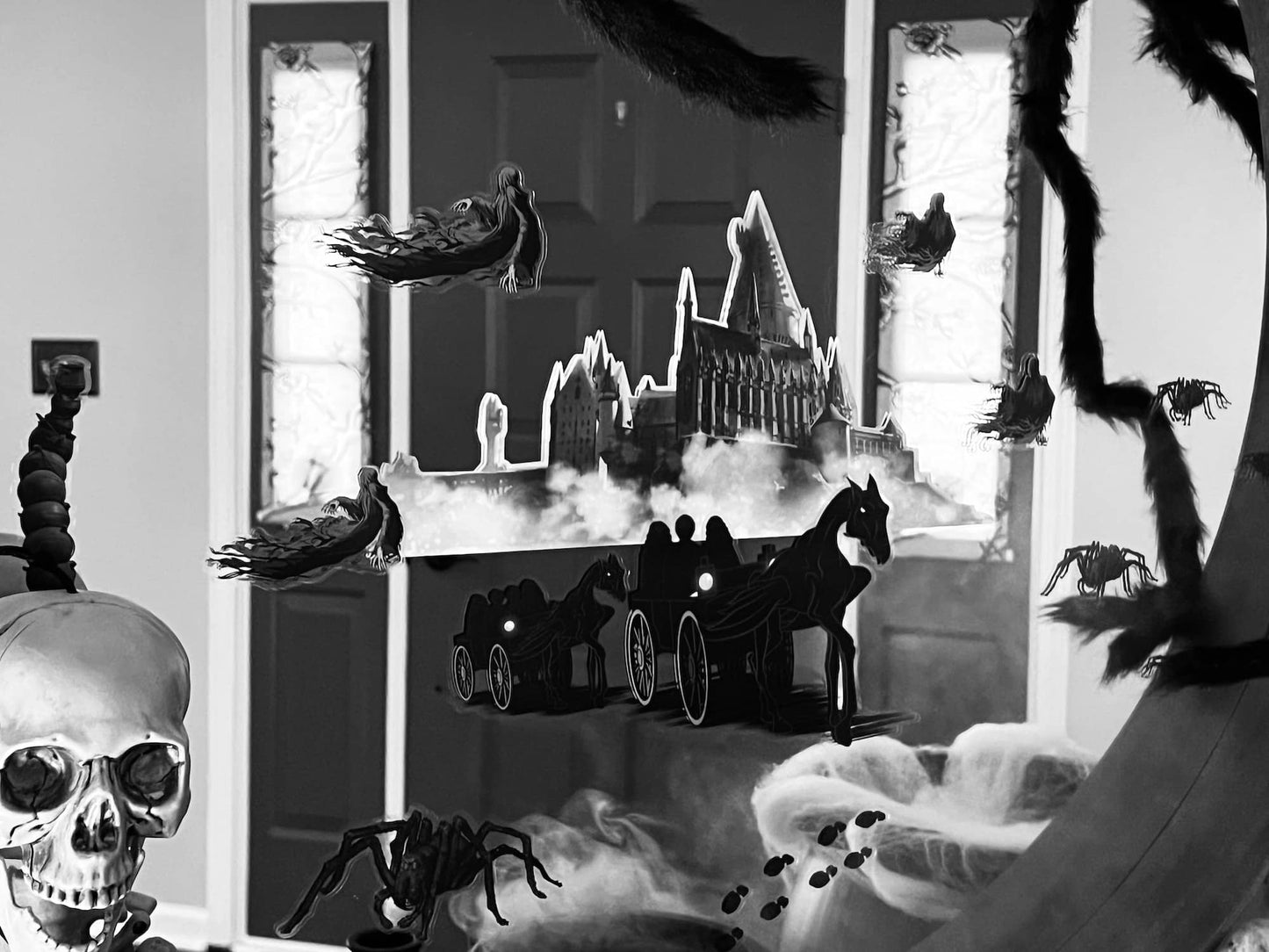 Harry Potter Halloween at Hogwarts Window Clings