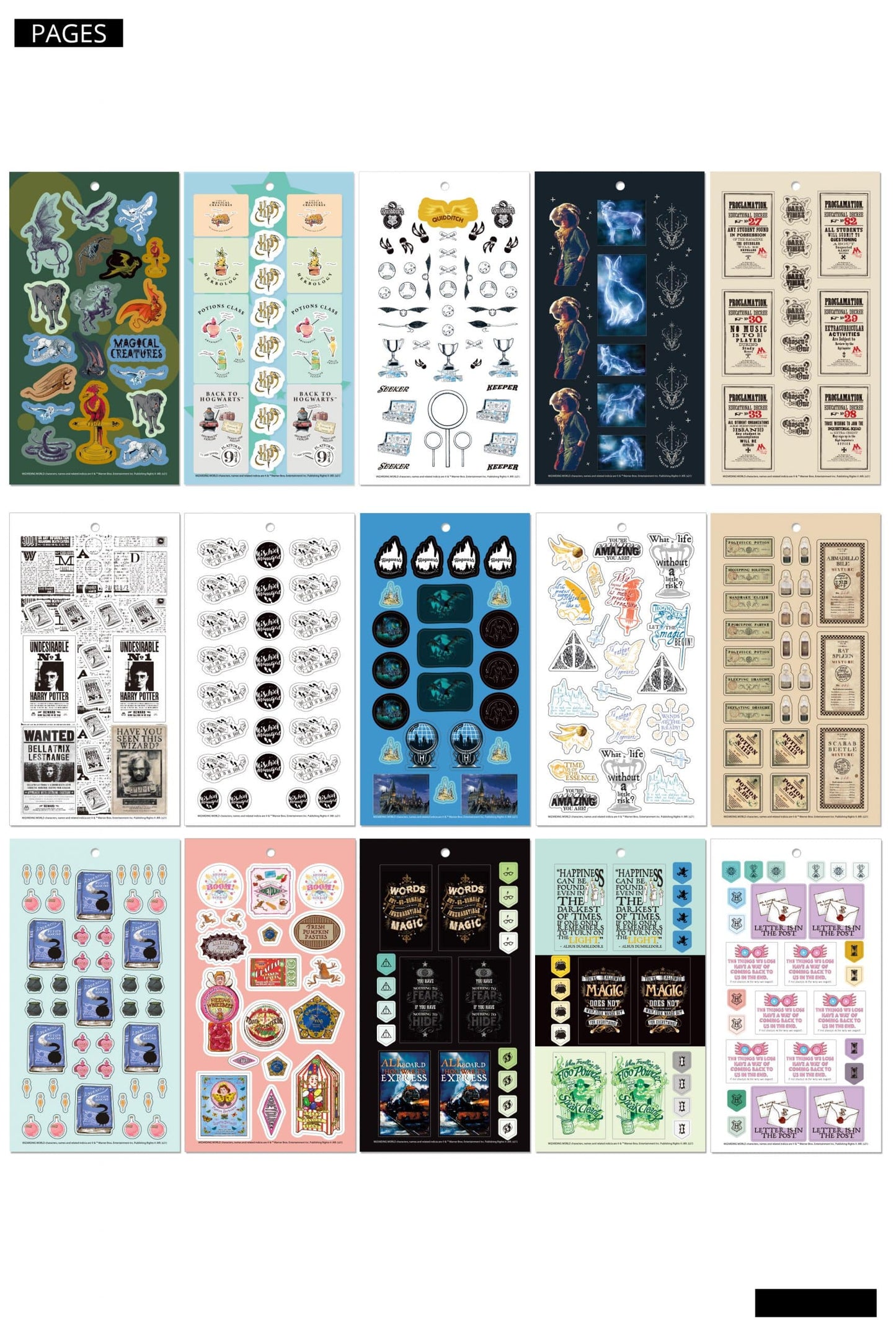 Harry Potter Planner Sticker Book