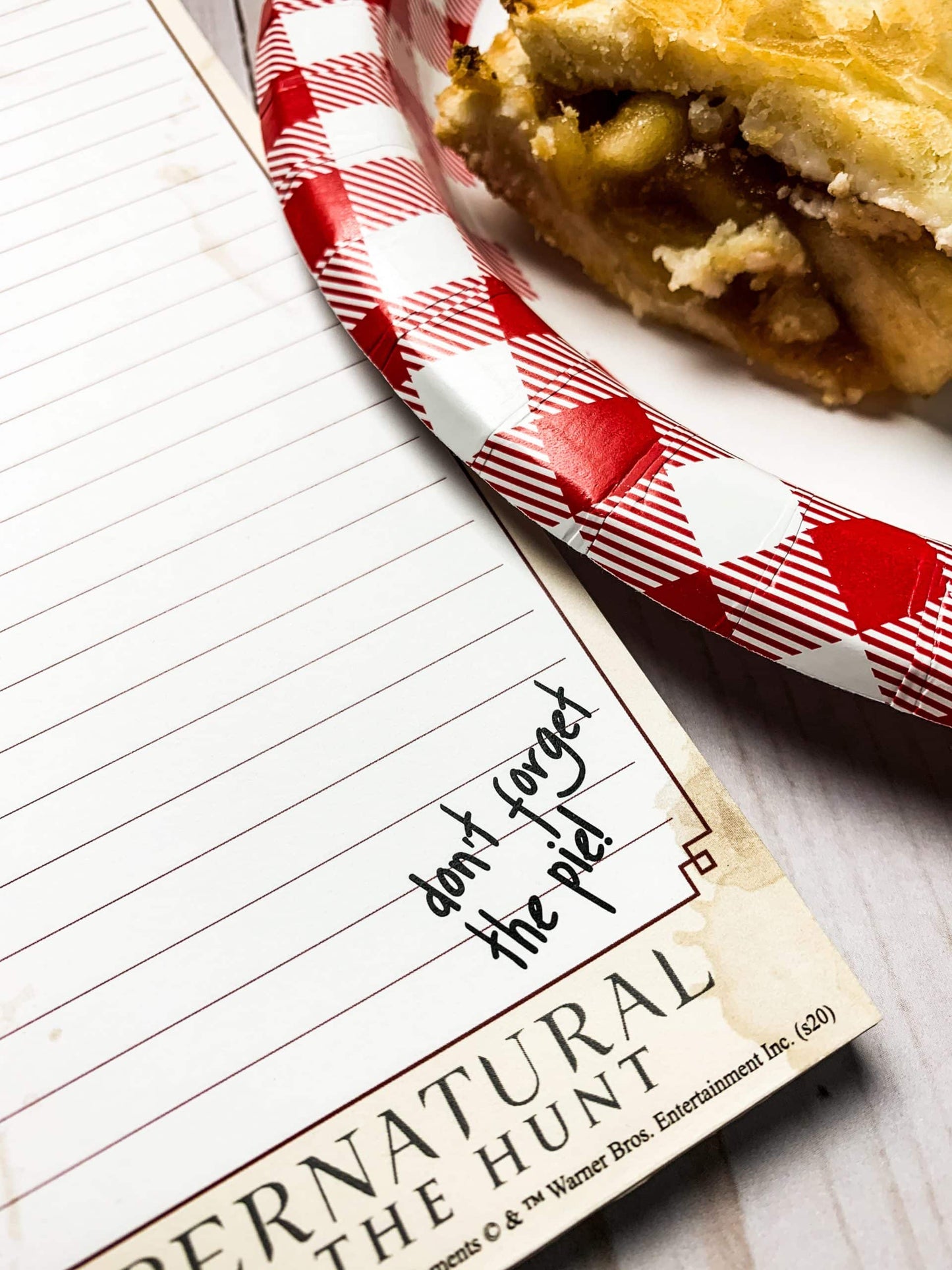 Supernatural Biggerson's List Notepad (3.5'' x 9'')