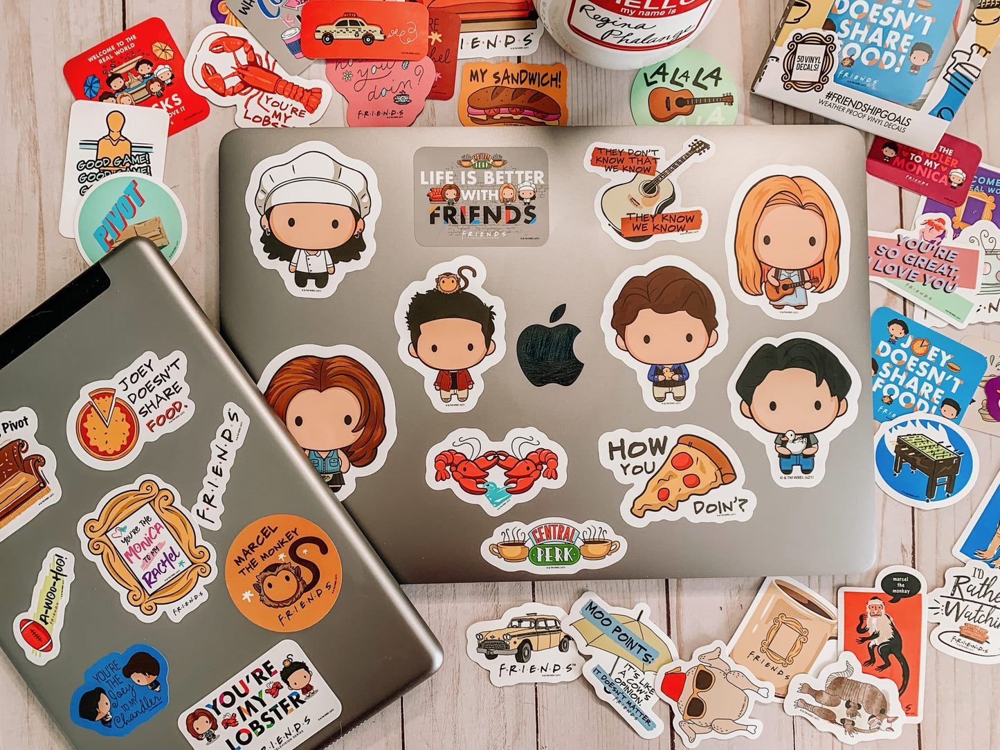 Friends Friendship Goals Decals (50-Pack)