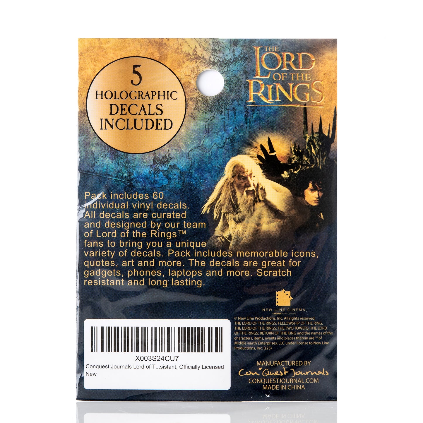 Lord of the Rings Iconic Decals (60-Pack)