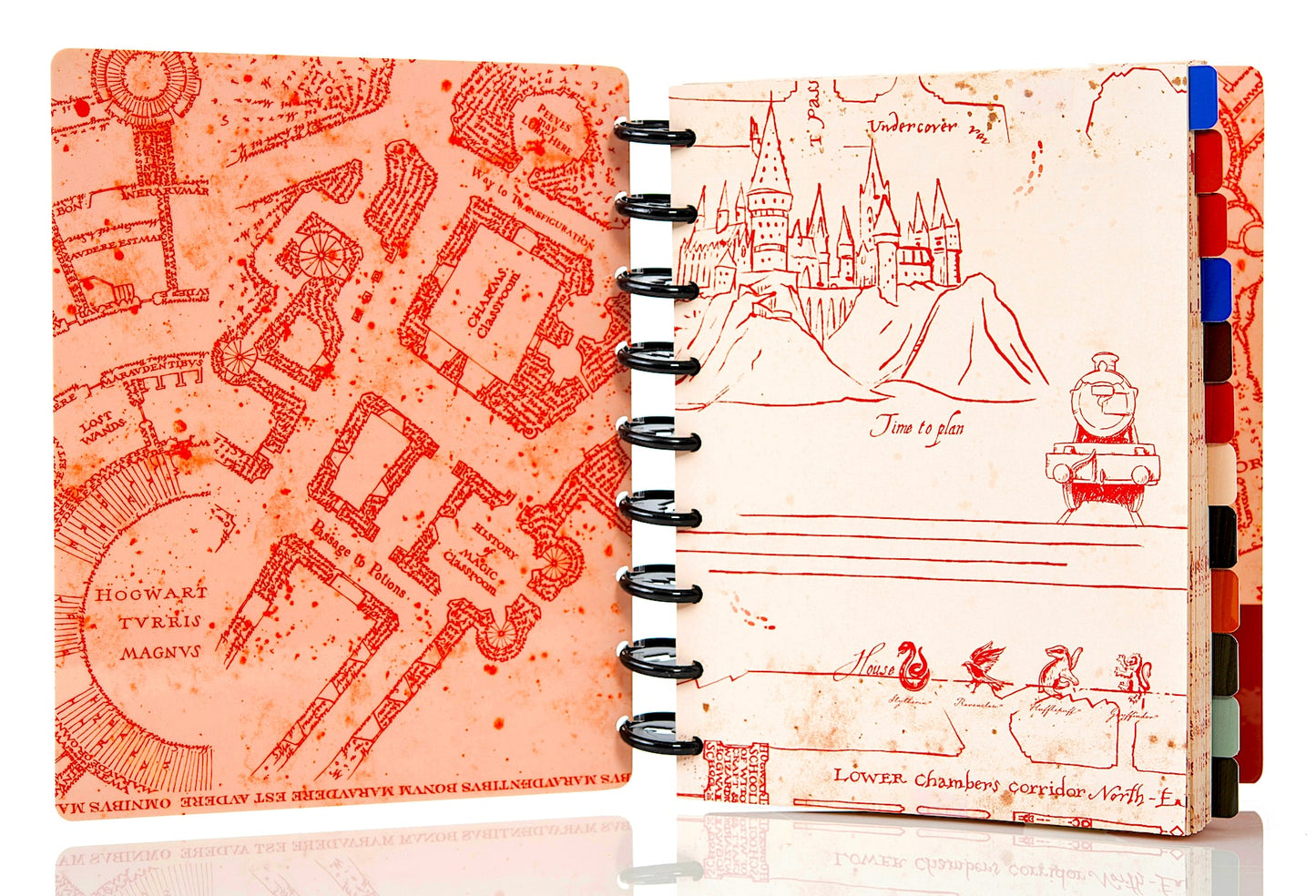 Harry Potter Marauder's Map Undated Weekly Disc Planner