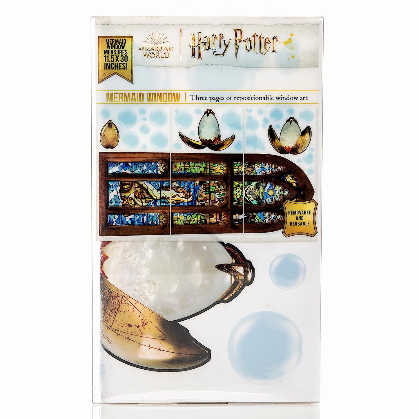 Harry Potter Mermaid Stained Glass Window Clings